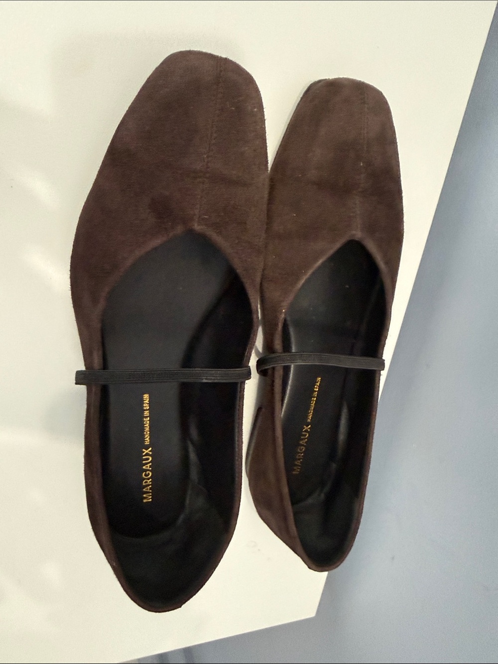 Margaux Brown Suede Slip-On Mary Jane Loafers Worn twice ONLY ( medium width)